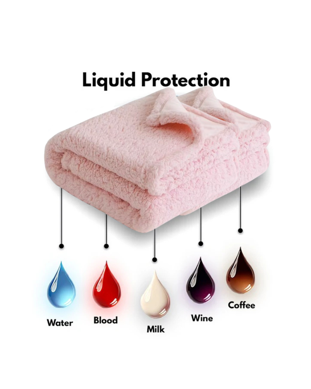Pinky Blanket - Waterdichte deken
